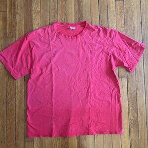 Soffe Men's Red and Pink T-shirt